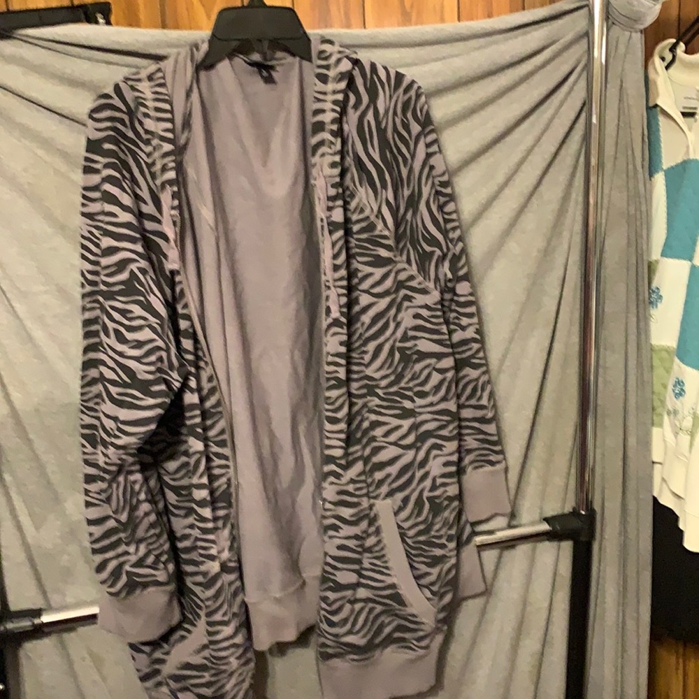 Zebra stripe jacket